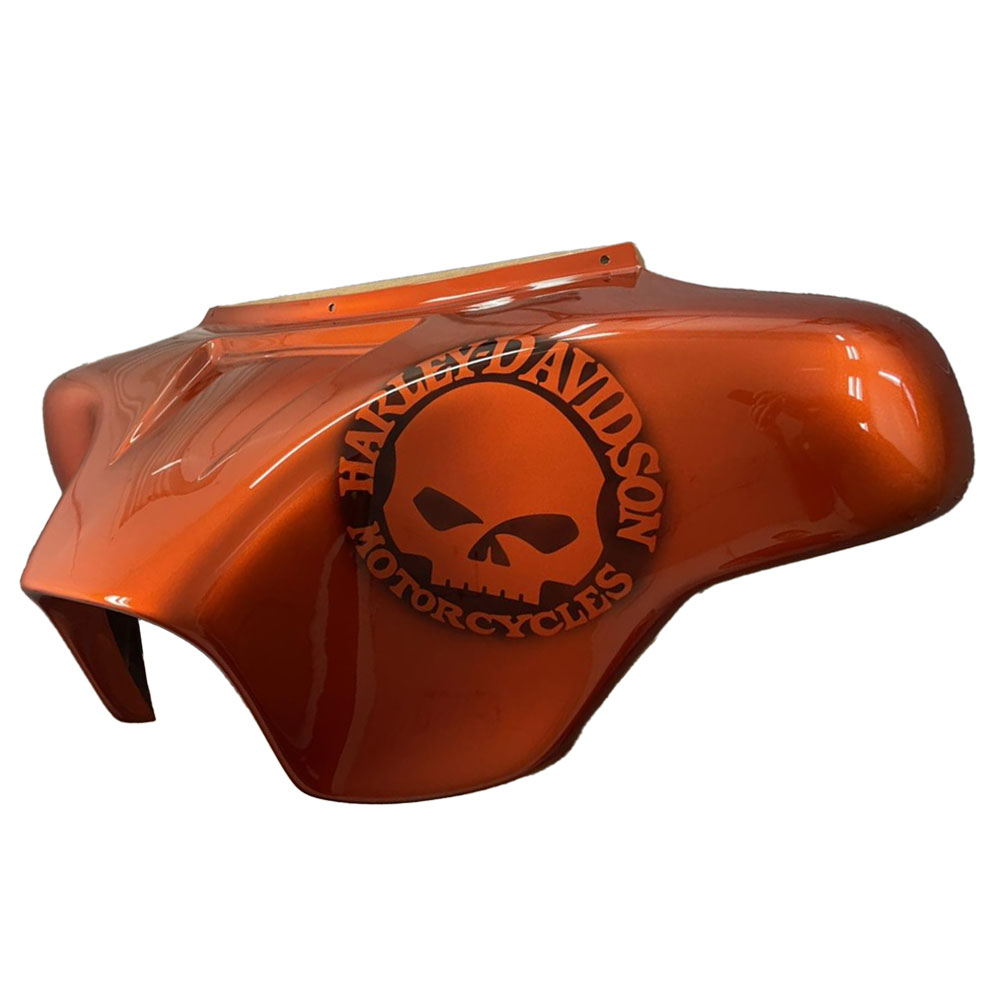 2x Harley Davidson Willie G Skull Decals Harley Davidson Stickers Tank Bag  Bike