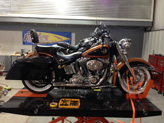 heritage softail hard bags
